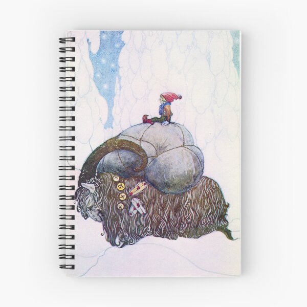 Item preview, Julbocken Yule Goat by John Bauer - Vintage Swedish Christmas Art designed and sold by CulturalCurios.