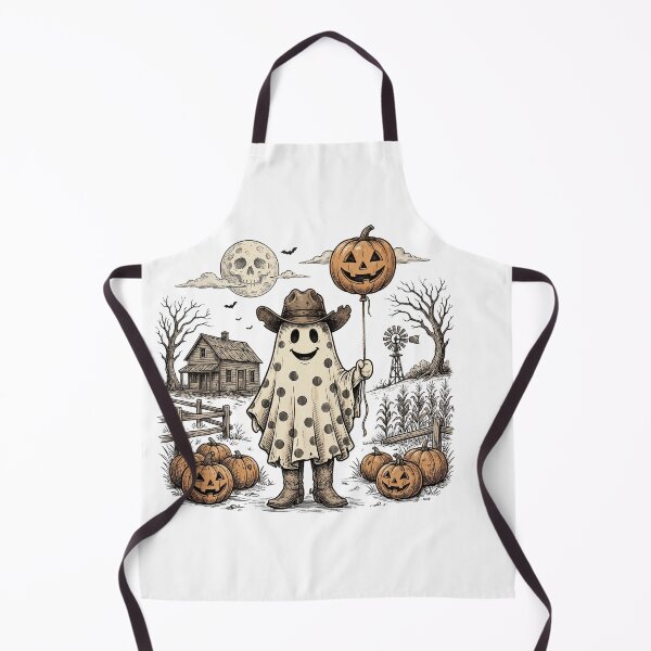 Item preview, Scarecrow Ghosts by the Old Farmhouse designed and sold by Tee Studio.