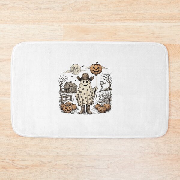 Item preview, Scarecrow Ghosts by the Old Farmhouse designed and sold by Tee Studio.