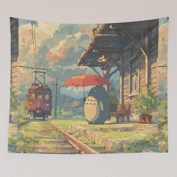 Item preview, Cute kawaii monsters [[thetotoros]] wait'n -%[ghiblis]%- train aways designed and sold by ebyyuishop.