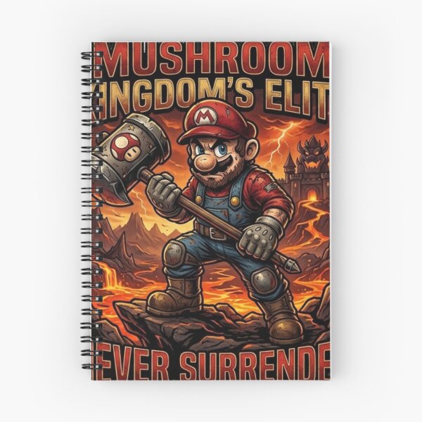 Item preview, Mushroom Kingdom's Elite - Never Surrender Retro Gamer Parody designed and sold by rich-moda.