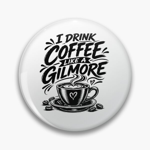 Item preview, I Drink Coffee Like A Gilmore Heart Art designed and sold by GulfSignature.