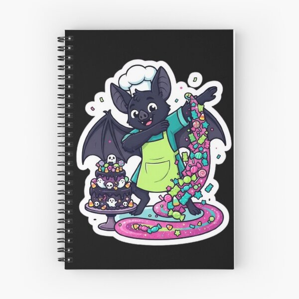 Item preview, Spooky Bat Chef Baking Halloween Baking Art designed and sold by DailySparks.