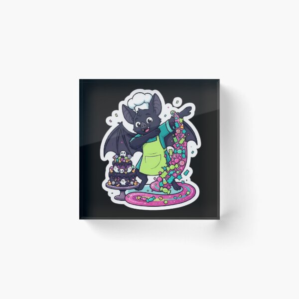 Item preview, Spooky Bat Chef Baking Halloween Baking Art designed and sold by DailySparks.