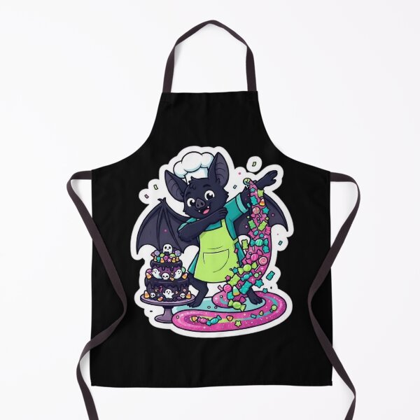 Item preview, Spooky Bat Chef Baking Halloween Baking Art designed and sold by DailySparks.