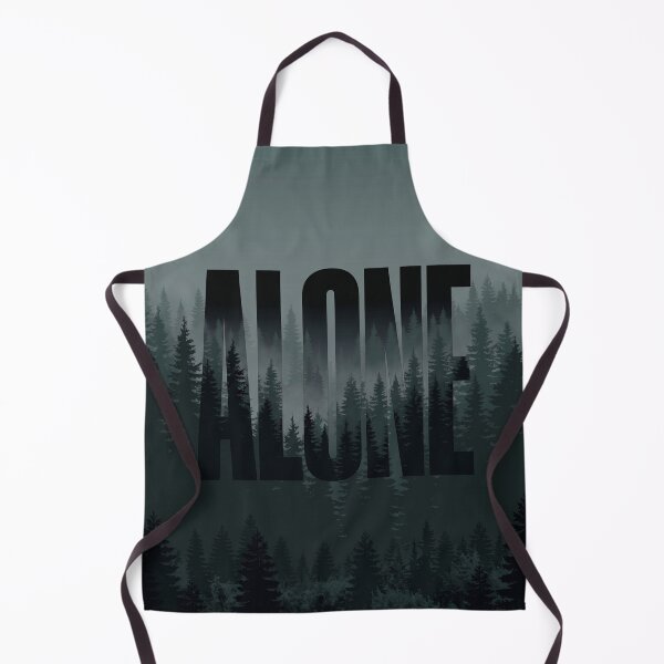 Item preview, Alone Pine Tree Forest Typography designed and sold by MarCinu Art.