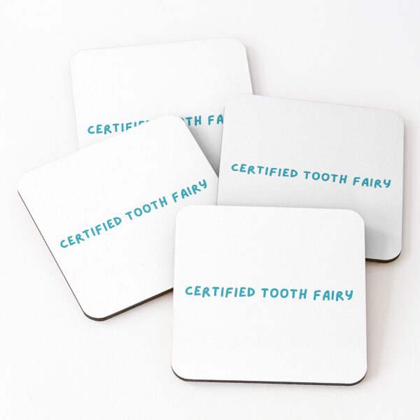 Item preview, Certified Tooth Fairy | Dentist | Funny | Cute designed and sold by The Turquoise Brush.