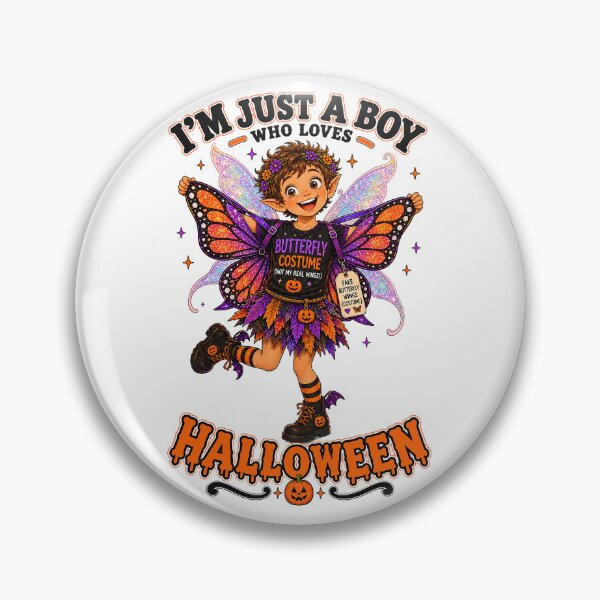 Item preview, ⭐ CRYPT OR TREAT COLLECTION - FAIRY IN BUTTERFLY COSTUME - BOY designed and sold by WheelieGdArt.