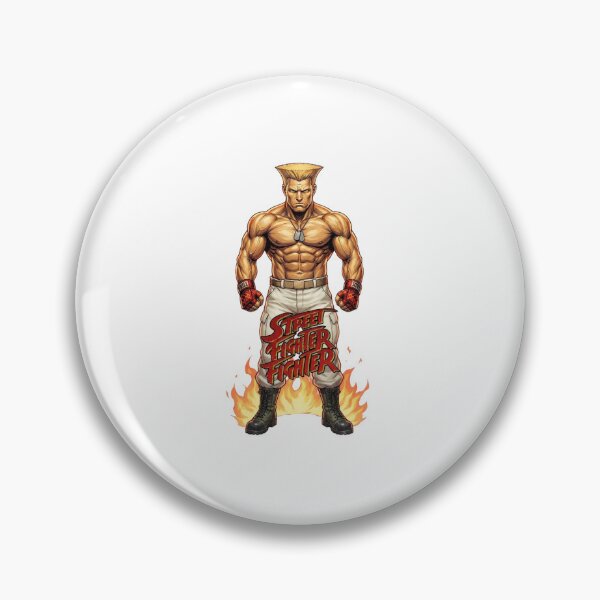 Item preview, Guile Street Fighter Muscular Soldier Flat Top Hair Fan Art designed and sold by Alaric4you.