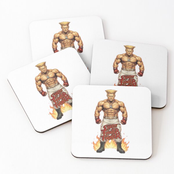 Item preview, Guile Street Fighter Muscular Soldier Flat Top Hair Fan Art designed and sold by Alaric4you.