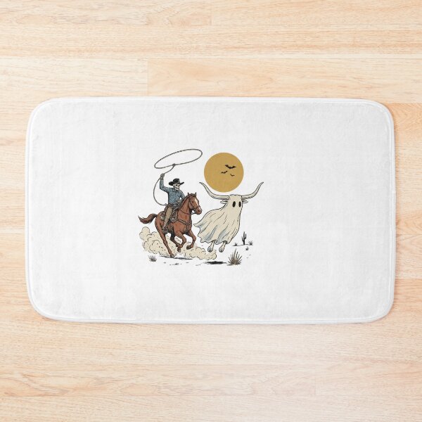 Item preview, Moonlit Lasso Rider and Longhorn designed and sold by Tee Studio.