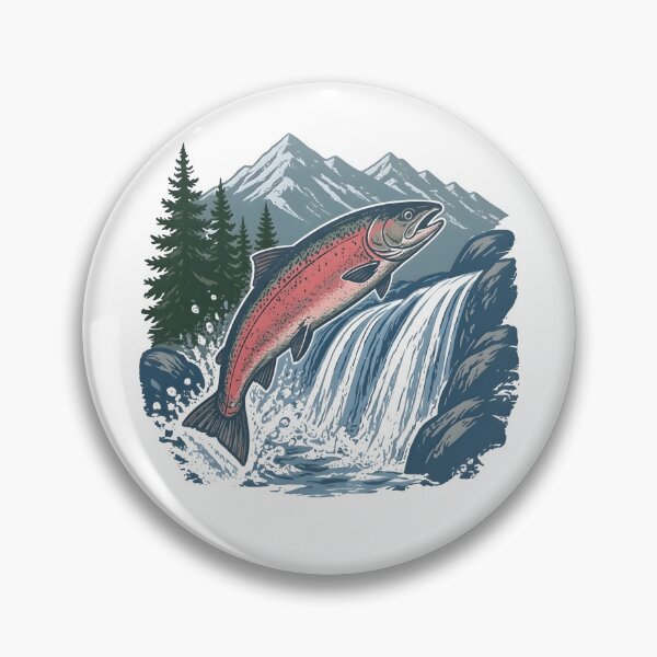 Item preview, Vintage Trout Fishing Shirt, Outdoor Tee designed and sold by MandrakeCreati.