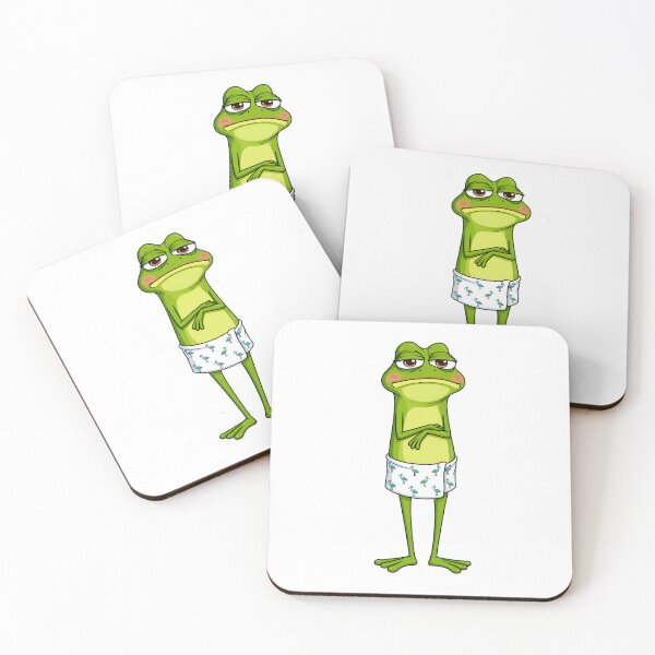 Item preview, Shorts Frog – Chill Cartoon Style designed and sold by Halbeskilo.
