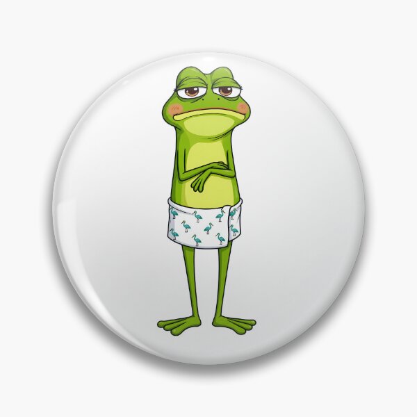 Item preview, Shorts Frog – Chill Cartoon Style designed and sold by Halbeskilo.