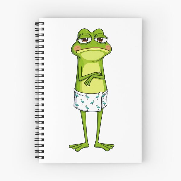 Item preview, Shorts Frog – Chill Cartoon Style designed and sold by Halbeskilo.