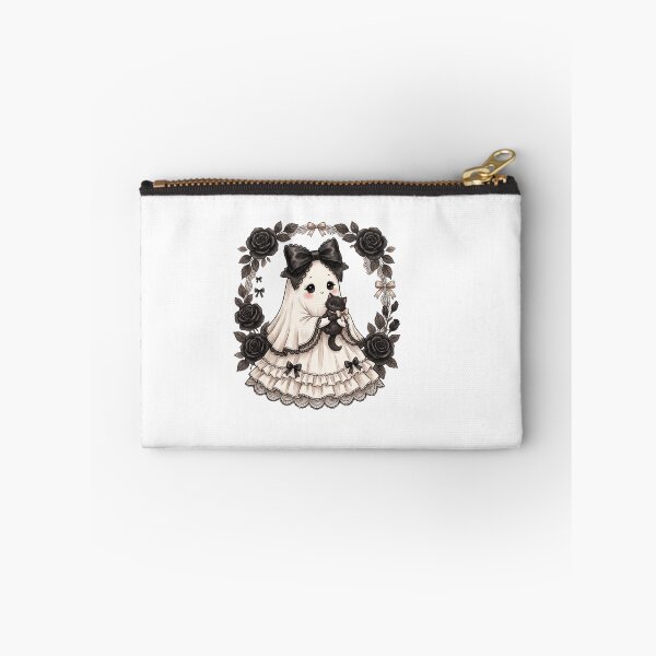Item preview, Gothic Ribbon Dog in Black Rose Frame designed and sold by Tee Studio.