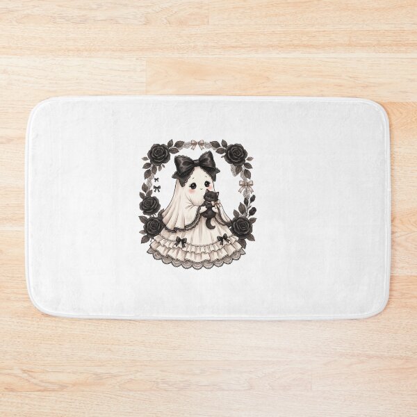 Item preview, Gothic Ribbon Dog in Black Rose Frame designed and sold by Tee Studio.