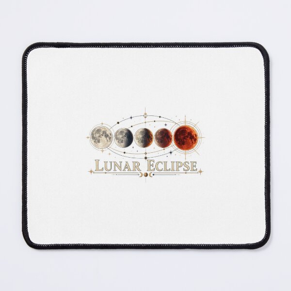Item preview, Lunar Eclipse Blood Moon Celestial Astronomy Art designed and sold by AMICO77.