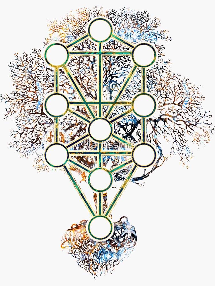 tree of life symbol kabbalah tattoo