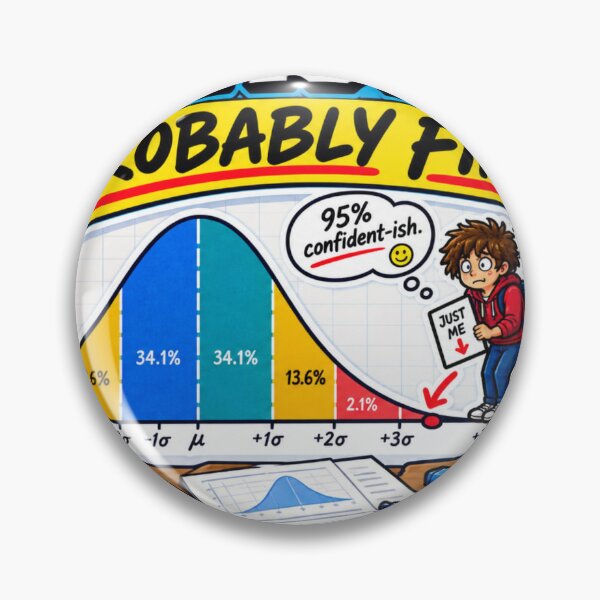 Artikelvorschau, Statistik wahrscheinlich in Ordnung – Lustiger Humor von Statistikstudenten entworfen und verkauft von sketchicos.