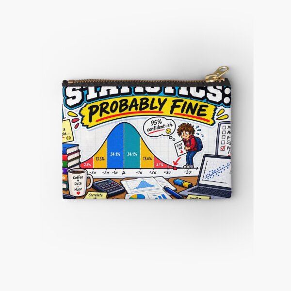 Item preview, Statistics Probably Fine – Funny Statistics Student Humor designed and sold by sketchicos.