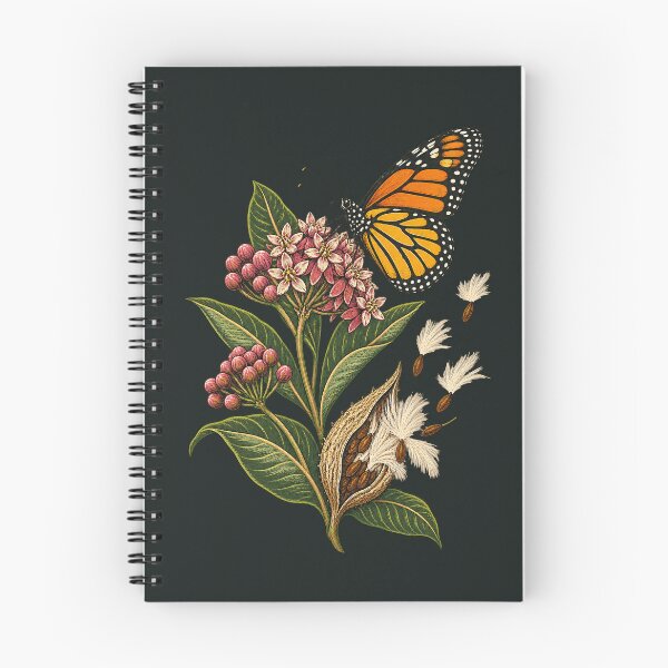 Item preview, Monarch Butterfly and Common Milkweed designed and sold by VoyteksDesigns.
