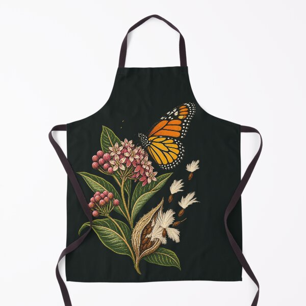 Item preview, Monarch Butterfly and Common Milkweed designed and sold by VoyteksDesigns.