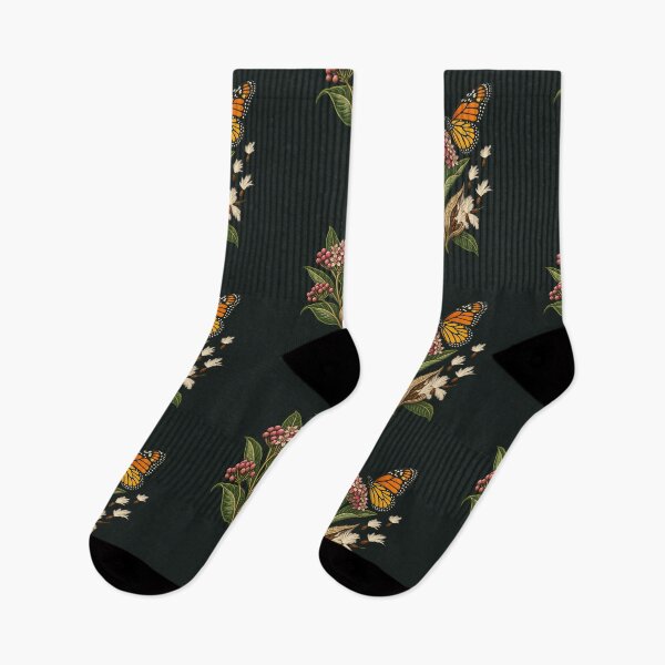 Item preview, Monarch Butterfly and Common Milkweed designed and sold by VoyteksDesigns.