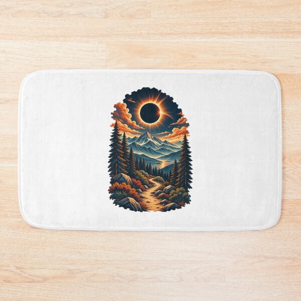 Item preview, Lunar Eclipse Blood Moon Celestial Astronomy Art designed and sold by AMICO77.