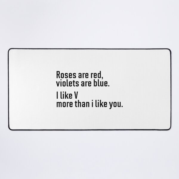 Item preview, Rose are red violets are blue - V designed and sold by hazywares.