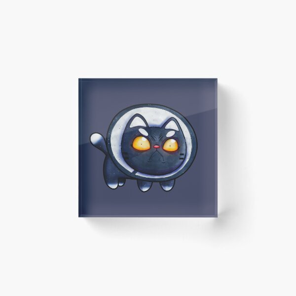 Item preview, Angry cat with the cone of shame  designed and sold by HeiWaveArt.