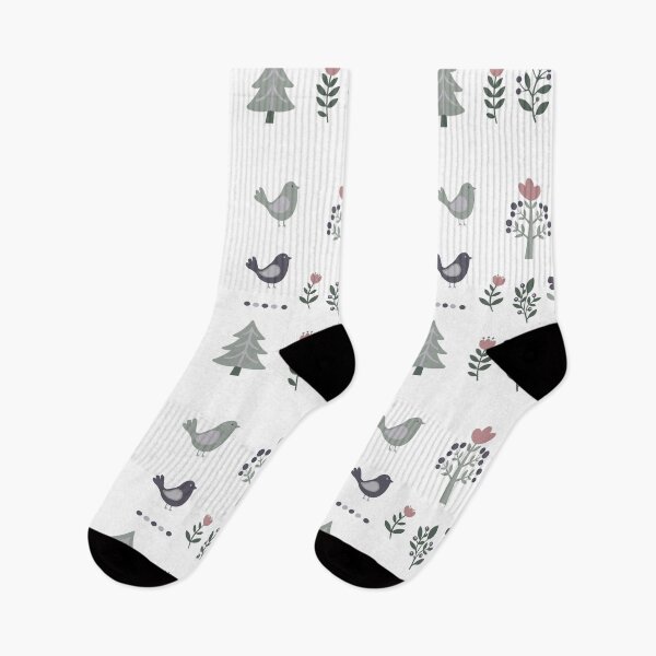 Item preview, Scandinavian Folk Art Elements Dala Horse and Birds Vector Sticker Pack designed and sold by ElenMart.