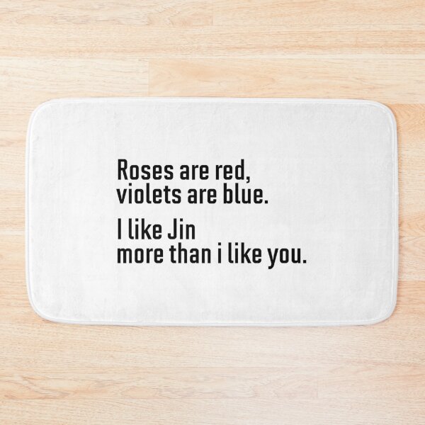 Item preview, Roses are red violets are blue - Jin designed and sold by hazywares.