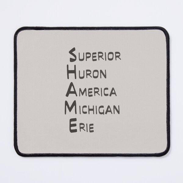 Item preview, Shame Great Lakes Name List Lake America designed and sold by TackyTime.