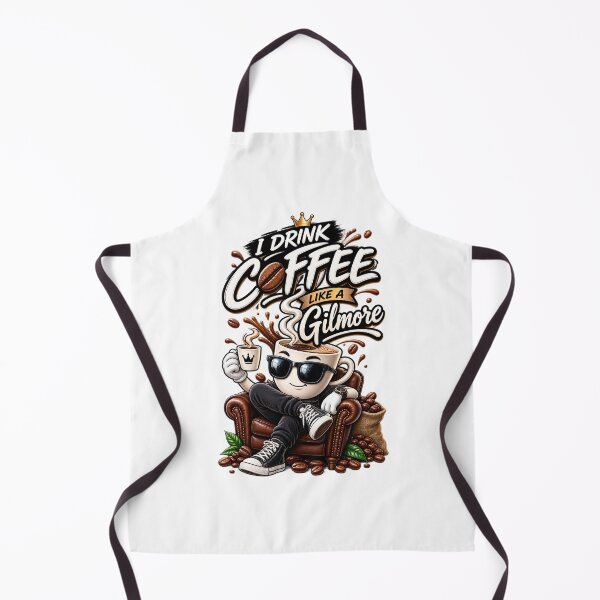 Item preview, I Drink Coffee Like A Gilmore Mascot Cartoon designed and sold by GulfSignature.
