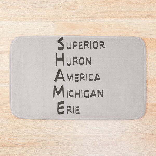 Item preview, Shame Great Lakes Name List Lake America   designed and sold by TackyTime.