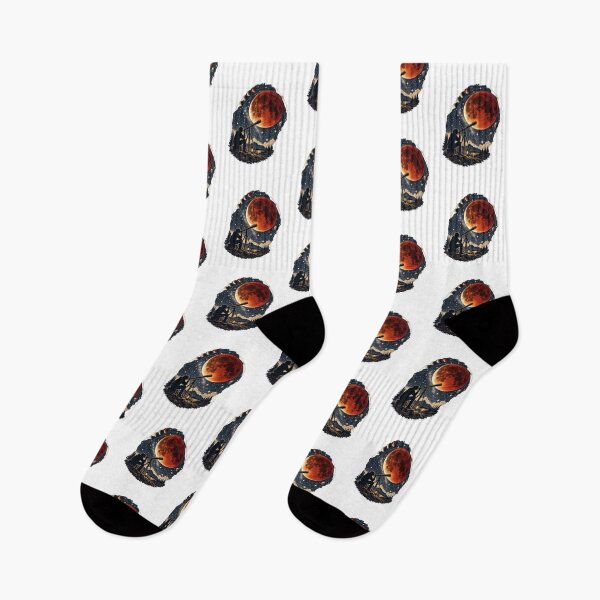Item preview, Lunar Eclipse Blood Moon Celestial Astronomy Art designed and sold by AMICO77.