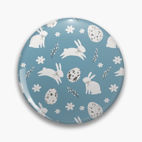 Item preview, Easter Bunny Speckled Egg Blue Pattern designed and sold by Zaya_art.
