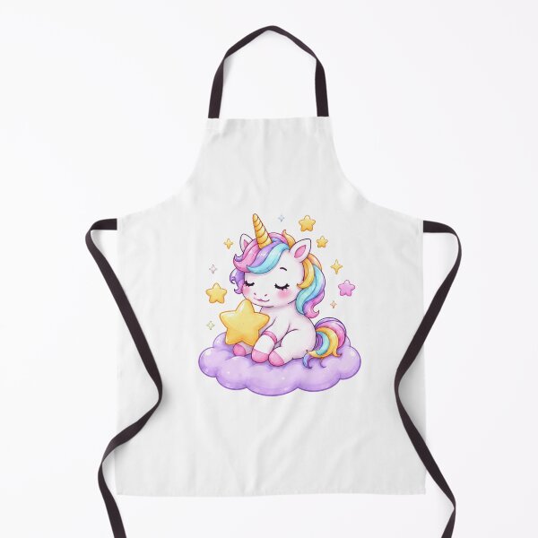 Item preview, Kawaii Unicorn Hugging Star on Pastel Cloud designed and sold by MySthore.