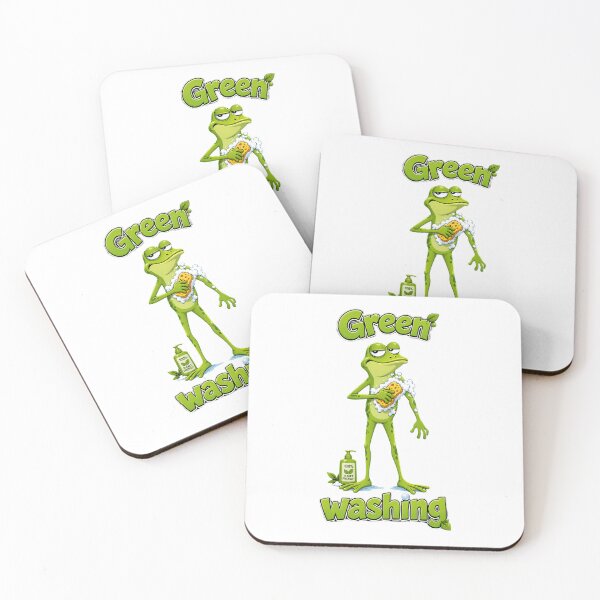 Item preview, Green Washing – Eco Soap Frog Cartoon designed and sold by Halbeskilo.
