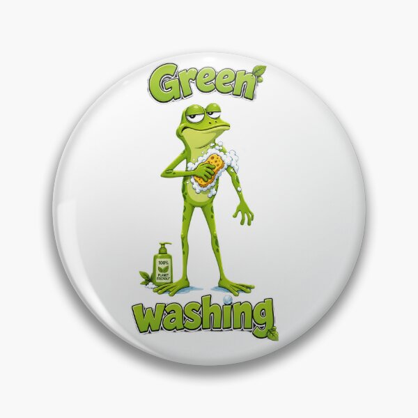Item preview, Green Washing – Eco Soap Frog Cartoon designed and sold by Halbeskilo.