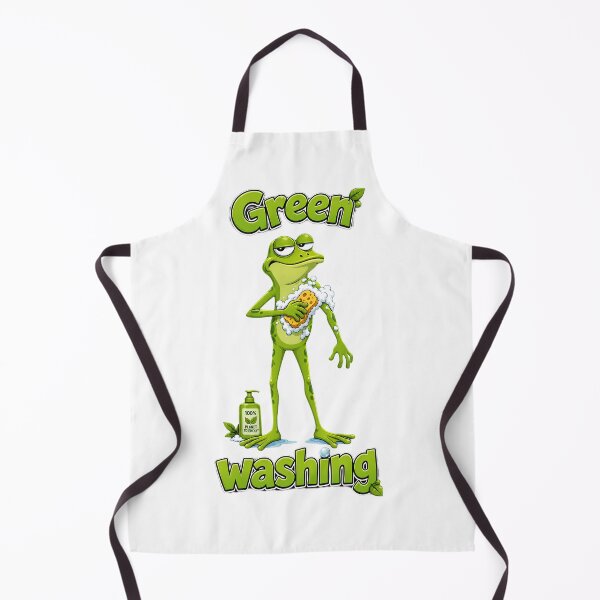 Item preview, Green Washing – Eco Soap Frog Cartoon designed and sold by Halbeskilo.