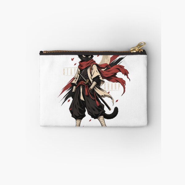 Item preview, Black Cat Ronin Samurai Stay Sharp designed and sold by WelLarsDigitals.