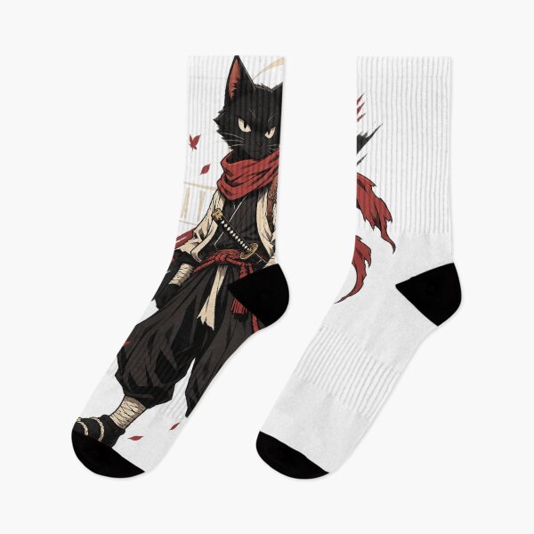 Item preview, Black Cat Ronin Samurai Stay Sharp designed and sold by WelLarsDigitals.