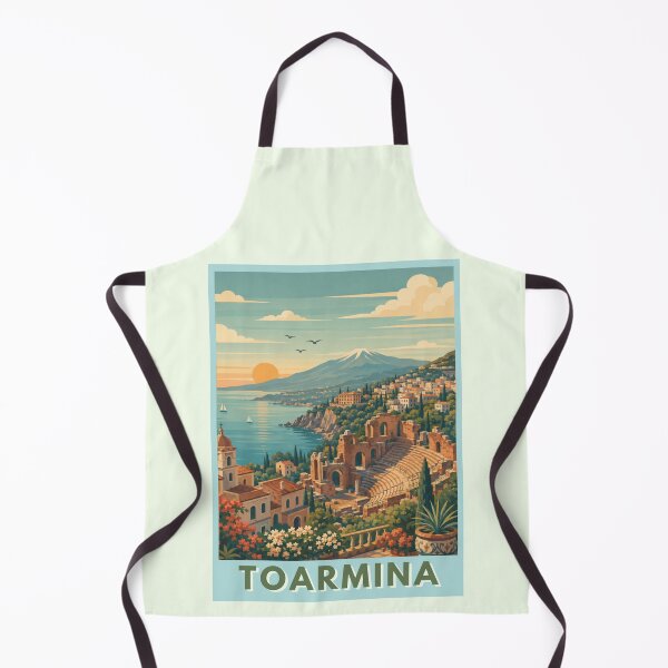 Item preview, Taormina Sicily Travel Print designed and sold by MatthewHeights.