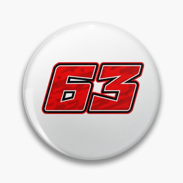 Item preview, Francesco Bagnaia MotoGP Rider Number Graphic designed and sold by FanFueledStickers.