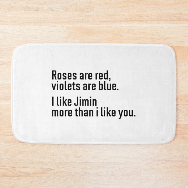 Item preview, Roses are red violets are blue - Park Jimin designed and sold by hazywares.