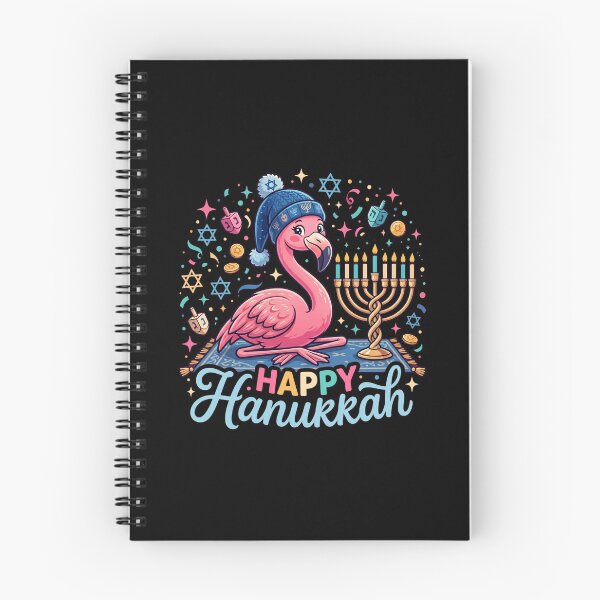 Item preview, Flamingo Celebrating Hanukkah designed and sold by domostore.
