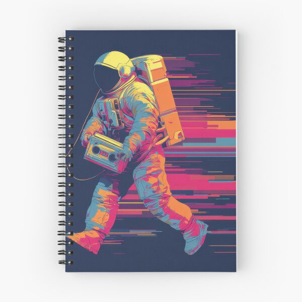 Item preview, Colorful astronaut walking fast designed and sold by anytka.