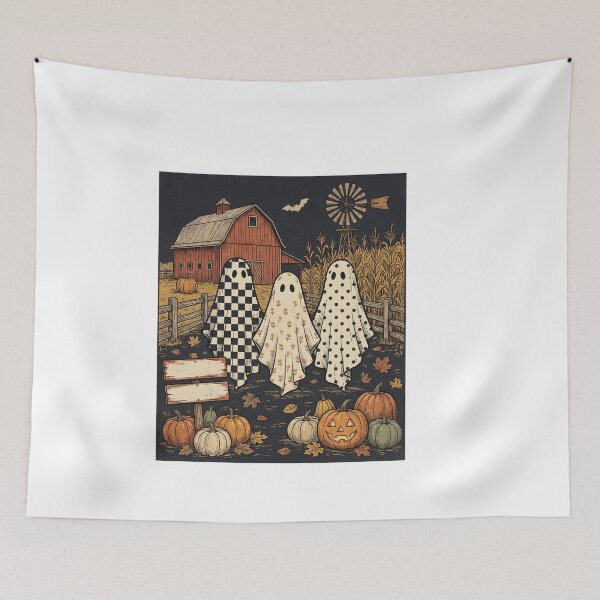 Item preview, Haunted House Inside a Carved Pumpkin designed and sold by Tee Studio.